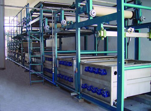 Tubular Weft knitting Fabric Mercerizing Machine for sizing percentage ...